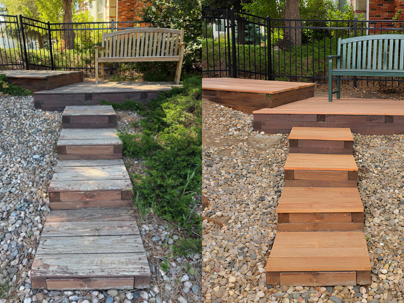Deck Before and After